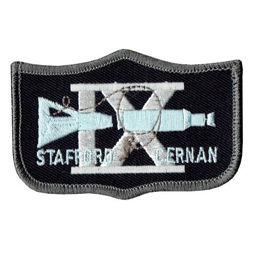 Applikation Aufbügler Patches Stick Emblem Aufnäher Abzeichen "GEMINI 9A PATCH 7,5cm,,nasa von PATCHMANIA