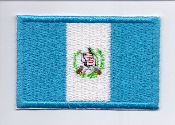 Applikation Aufbügler Patches Stick Emblem Aufnäher Abzeichen "GUATEMALA" Flagge, Flags von PATCHMANIA