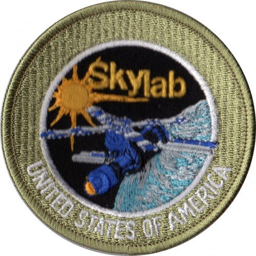 Applikation Aufbügler Patches Stick Emblem Aufnäher Abzeichen "SKYLAB PROGRAM PATCH 7,5cm,,nasa von PATCHMANIA