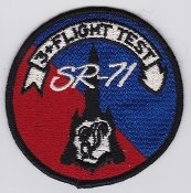 Applikation Aufbügler Patches Stick Emblem Aufnäher Abzeichen "USAF Patch Recon Strategic Reconnaissance SR 71 3+ Flight Test 89 mm,, von PATCHMANIA