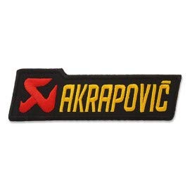 PATCHMANIA AKRAPOVIC Logo 11,2 cm Aufnäher Bügelbild, Patch Embroidered Patches Iron on von PATCHMANIA