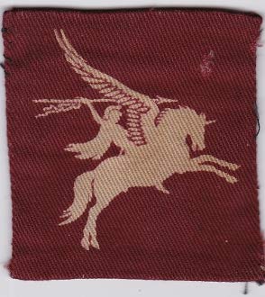 PATCHMANIA British Army Airborne Patch 1 and 6 Airborne Division Pegasus Pr 65mm THERMOADHESIVE gestickte Patches Patch von PATCHMANIA