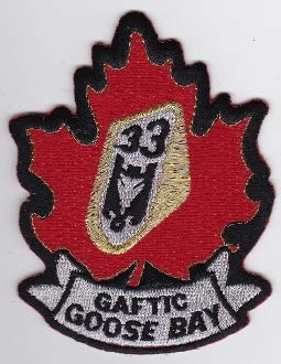 PATCHMANIA German Air Force Patch 33 Jabog Tornado 4 GAFTIC Goose Bay 97mm 75mm THERMOADHESIVE gestickte Patches Patch von PATCHMANIA