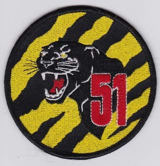 PATCHMANIA German Air Force Patch 51 AG Tornado 1 Reconnaissance Wg Panther 87mm THERMOADHESIVE gestickte Patches Patch von PATCHMANIA