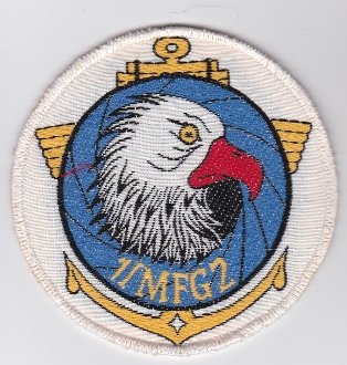 PATCHMANIA German Navy Patch Marinefliegergeschwader MFG 2 F 104 Squadron 1 92mm THERMOADHESIVE gestickte Patches Patch von PATCHMANIA