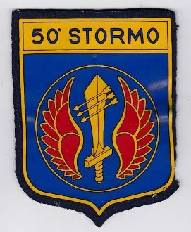 PATCHMANIA Italian Patch Air Force Aeronautica Militare AM Stormo 50 F 104 92mm x 72mm Applikation Aufbügler Patches Stick Emblem Aufnäher Abzeichen von PATCHMANIA