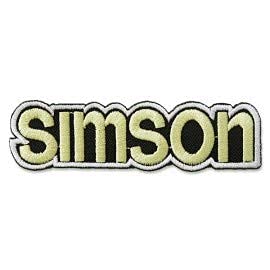 Simson Logo 10,2 cm Aufnäher zum Aufbügeln von PATCHMANIA