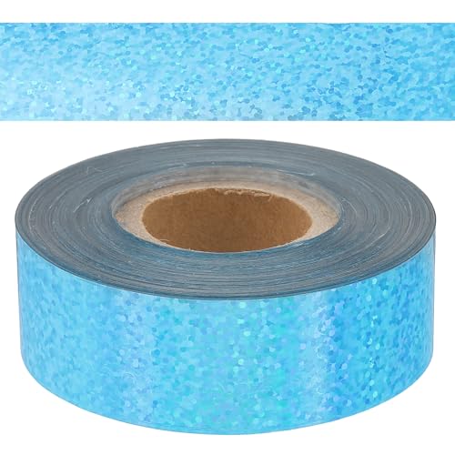 PATIKIL 0,79"x400Ft Heißprägefolienpapier, Heißtransfer-Heißprägepapierfolienrolle für Leder DIY-Logo Dekor Handwerk Geschenkverpackung Scrapbook-Karte, Eisblau von PATIKIL