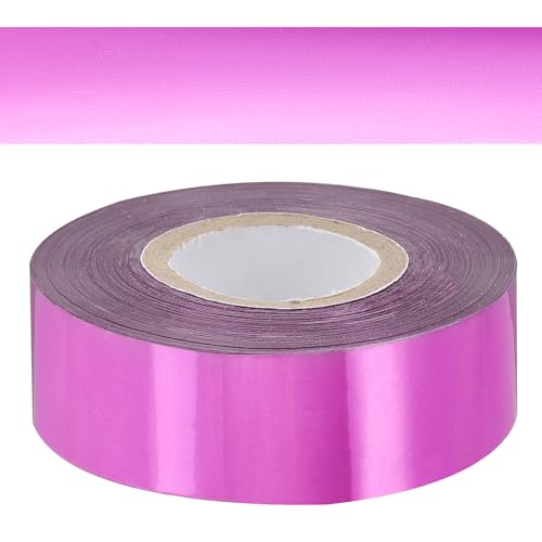 PATIKIL 0,79"x400Ft Heißprägefolienpapier, Heißtransfer-Heißprägepapierfolienrolle für Leder DIY-Logo Dekor Handwerk Geschenkverpackung Scrapbook-Karte, Pink von PATIKIL