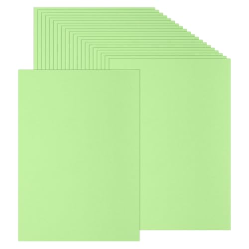 PATIKIL 100 Blatt farbiges Kartonpapier, A4-Größe, 230 g/m², dicker Karton, bedrucktes farbiges Papier für Bastelarbeiten, Scrapbooking, Kartenherstellung, Party-Dekorationen, Hellgrün von PATIKIL