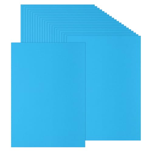 PATIKIL 100 Blatt farbiges Tonpapier, A4-Größe 230GSM dickes Kartonpapier bedrucktes farbiges Papier für DIY-Bastelarbeiten Scrapbooking Kartenherstellung Partydekorationen, Seeblau von PATIKIL