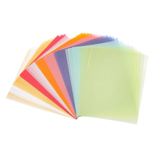 PATIKIL 110 Blatt Pergamentpapier 4,25x5,5, Pergamentpapier bedruckbare Transparentpapier 100GSM für Einladungen Laser Tintenstrahldruck Kartenherstellung Basteln Nachverfolgung, 10 Farben PATIKIL 110 Blatt Pergamentpapier 4,25x5,5, Pergamentpapier bedruckbare Transparentpapier 100GSM für Einladungen Laser Tintenstrahldruck Kartenherstellung Basteln Nachverfolgung, 10 Farben von PATIKIL