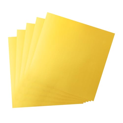 PATIKIL 12"x12" Metallische Spiegelkartonplatten, 20er Pack Goldkartonfolie Reflektierende Blätter 250 g/m² für Scrapbook Poster DIY Bastel- und Einladungskarten von PATIKIL