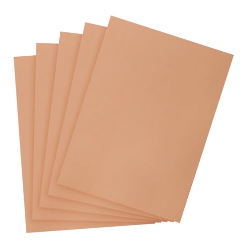 PATIKIL 12"x8.5" Metallische Spiegelkarton-Bögen, 24er Packung Roségold-Kartonfolie Reflektierende Bögen 250g/m² für Scrapbooking Poster DIY Bastelarbeiten Einladungskarten von PATIKIL