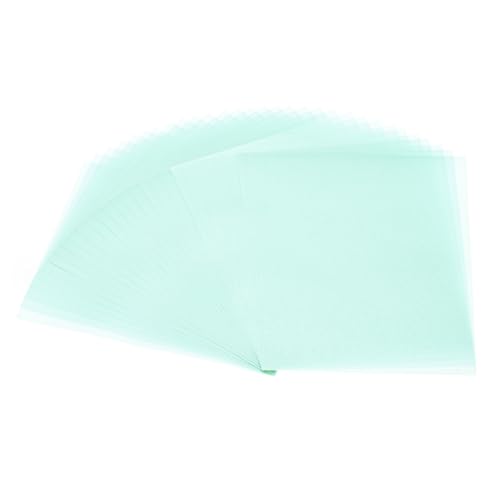 PATIKIL 150 Blatt Pergamentpapier 4,25x5,5, Pergamentpapier bedruckbar Transparentpapier 100GSM farbig für Einladungen Laser InkJet Druck Kartenherstellung, Blau von PATIKIL