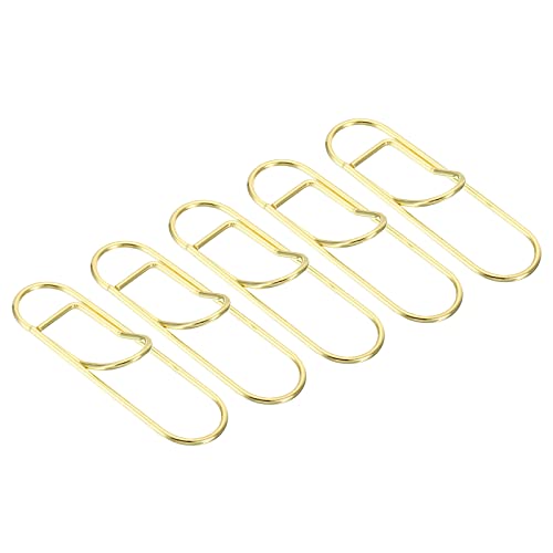 PATIKIL 2" 5Pack Metall Stifthalter Stifthalter Clip Bleistift Klemme Stift Klammer Halterung Stifthalter für Notizbuch Klemmbrett Buch Journal Golden von PATIKIL