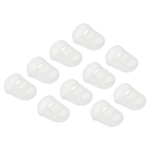 PATIKIL 20Pack Antirutsch Fingerspitze Schutz 25mm Silikon für Papier Nähen Durchsichtig von PATIKIL