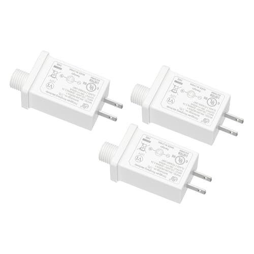 PATIKIL 29V 18W LED Netzteil, 3 Stück DC Niederspannungstransformator IP44 LED Treiber Ersatzadapter für Projektorlicht, Feenlichter, Weiß von PATIKIL