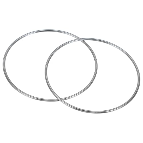 PATIKIL 4,3" Metall-O-Ring, 2 Stück schwere Ausführung 304 Edelstahl O-Ringe Geschweißte Rundringe für DIY Handwerk Hardware Gürtel Hundeleine Makramee, 6x110mm PATIKIL 4,3" Metall-O-Ring, 2 Stück schwere Ausführung 304 Edelstahl O-Ringe Geschweißte Rundringe für DIY Handwerk Hardware Gürtel Hundeleine Makramee, 6x110mm von PATIKIL