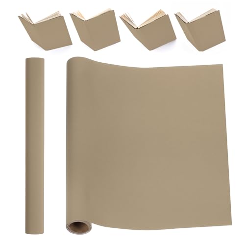 PATIKIL 40"x16" Buchbindetuch, Leinen Buchumschlag Buchbinderei Reparaturtuch Buchbindetuch für Buchbinden Buchkunst Nähen DIY Handwerk, Hellbraun von PATIKIL