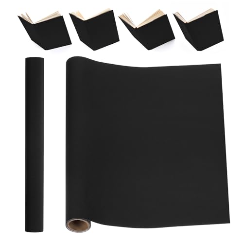 PATIKIL 40"x16" Buchbindetuch, Leinen Buchumschlag Buchbinderei Reparaturtuch Buchbindetuch für Buchbinden Buchkunst Nähen DIY Handwerk, Schwarz von PATIKIL