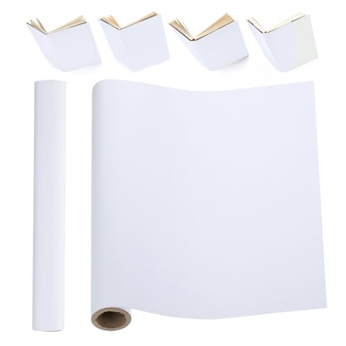 PATIKIL 40"x16" Buchbindetuch, Leinen Buchumschlag Buchbinderei Reparaturtuch Buchbindetuch für Buchbinden Buchkunst Nähen DIY Handwerk, Weiß von PATIKIL