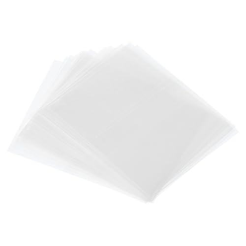 PATIKIL 45x40mm PVC Perforierte Schrumpfbänder, 500 Stück Schrumpffolie für Flaschen, Gläser, Dosen und Dosen passend für Kappe mit einem Durchmesser von 0,87 bis 1,06", Transparent von PATIKIL