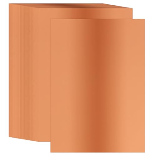 PATIKIL 8,5x11 Zoll Metallic-Kartonpapier, 30 Stück A4 250GSM Folien-Spiegel-Finish-Kartonplatte für Basteln Hochzeitsdekoration Einladungen Kunst DIY, Roségold von PATIKIL