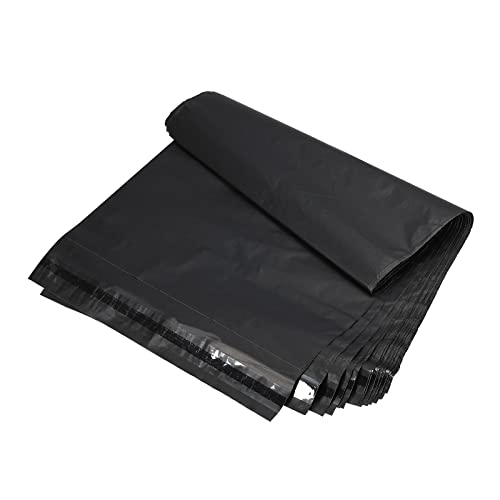 PATIKIL 9.84x11.81" Poly Mailer Versandtaschen Selbstklebende Wasserdichte Reißfeste Versandbeutel für Kleidung und kleine Artikel Schwarz 200 Pack von PATIKIL