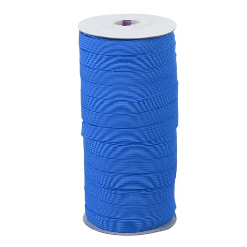 PATIKIL Elastische Bänder, 10 mm x 45 Meter, Polyester, flach, elastisch, zum Nähen, Basteln, DIY, Hellblau von PATIKIL