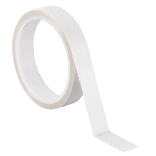 PATIKIL Hitzefestes Band, 0,8 Zoll x 33 Fuß Hochtemperaturband PTFE-Klebeband Hochtemperaturband Wasserdicht für Vakuumversiegelungsmaschine Isolationsschutz, Weiß, 0,13 mm dick von PATIKIL