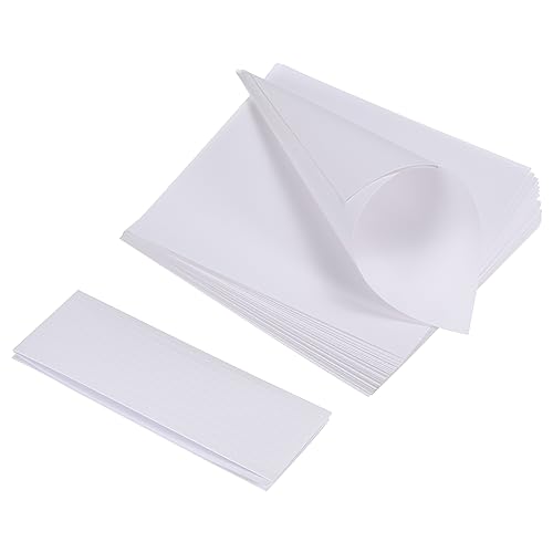 PATIKIL Hochzeit Konfetti Kegel Stand Box 50 Pack Blume Konfetti Blütenkegel Papier Halterung mit Doppelseitigem Klebeband für Hochzeiten Partys Weiß von PATIKIL