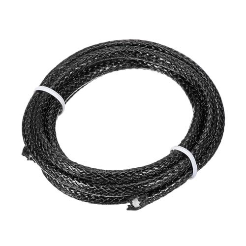 PATIKIL Lederband lederschnur Rund, 5mm x 1m geflochten Lederstreifen lederbänder Schnur Seil Gefaltetes Flechten für Schmuckherstellung Halsketten Basteln DIY Armband Schmuck, Schwarz PATIKIL Lederband lederschnur Rund, 5mm x 1m geflochten Lederstreifen lederbänder Schnur Seil Gefaltetes Flechten für Schmuckherstellung Halsketten Basteln DIY Armband Schmuck, Schwarz von PATIKIL