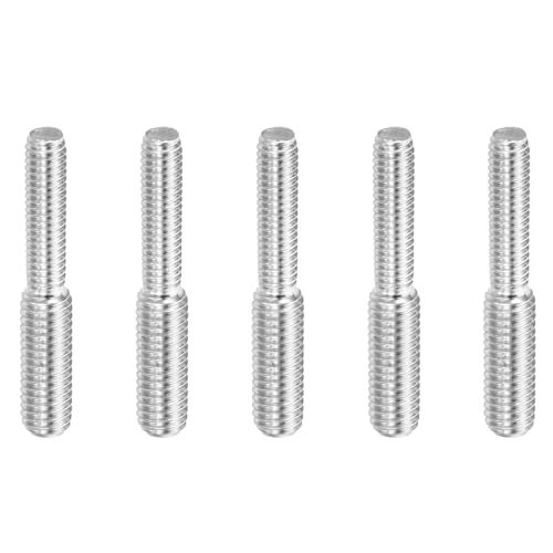 PATIKIL M4*M5*30 Doppelt Gewindebolzen, 5er Pack 304 Edelstahl Stangenbolzen Gewinde Reduzieradapter für Möbelbeschläge, 30mm lang von PATIKIL