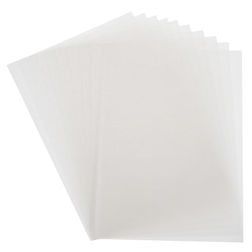 PATIKIL Transparentpapier, 30 Blatt A4 Durchsichtiges Zeichenpapierblock 21 x 29,7 cm 100 g/m² zum Zeichnen, Skizzieren, Malen mit Tinte, Bleistift, Marker, Silber von PATIKIL