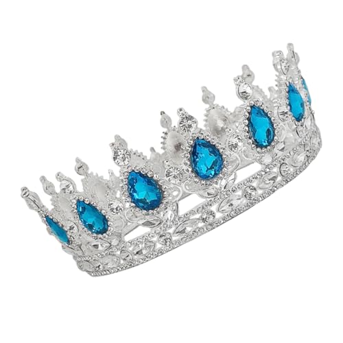 PATKAW Hochzeitskopfschmuck Brautjungfer Stirnband Prinzessin Abschlussball Festzug Haarschmuck Für Frauen Abschlussball Meerjungfrau Braut Hut Brautaccessoires Braut- Dekorationen Blue von PATKAW