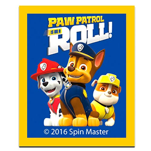 Paw Patrol Paw Patrol Is On A Roll - Aufnäher, Bügelbild, Aufbügler, Applikationen, Patches, Flicken, Größe: 5,2 x 6,3 cm von PAW PATROL