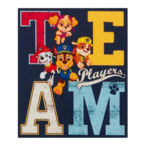 Paw Patrol Team Players Chase Skye Marshall Rubble - Aufnäher/Bügelbild/Aufbügler/Applikationen/zum aufbügeln/Applikation/Patches/Flicken, Größe: 6,8 x 5,7 cm von PAW PATROL