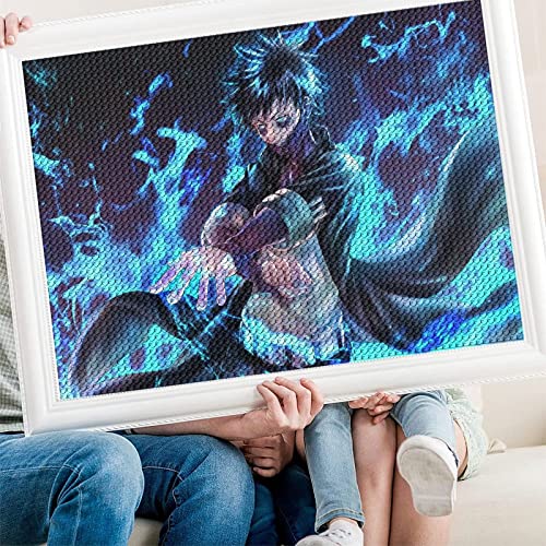 PAWCA 5D Diamond Painting Kits für Erwachsene und Kinder,Anime My Hero Academia,Drill Diamond Arts Malen nach Zahlen Kits für die Wanddekoration zu Hause(round drill)-50x60cm von PAWCA