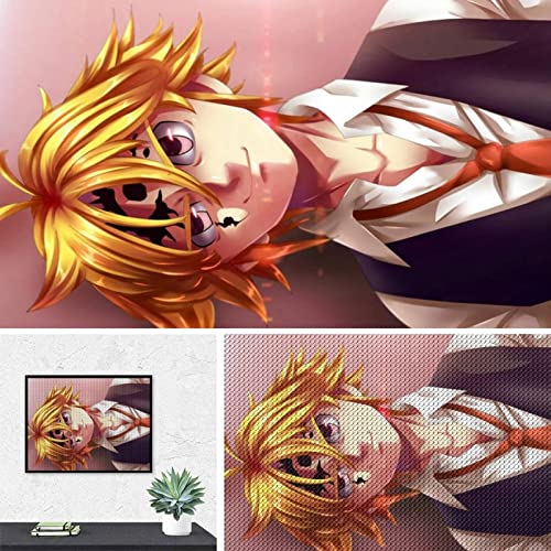 PAWCA Anime The Seven Deadly Sins,5D Diamond Painting Kit Full Drill Diamond Art Crystal Art Kits für Erwachsene Kinder(round drill)-40x40cm von PAWCA