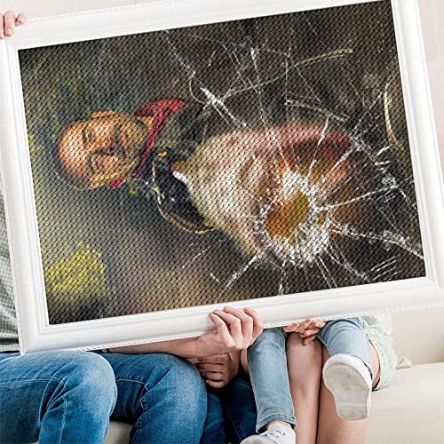 PAWCA Diamond Painting, The Walking Dead DIY 5d Diamant Painting Bilder, Diamant malerei Kits Malen nach Zahlen Wohnzimmer Bilder für die Inneneinrichtung（Runder Diamant50x60cm） von PAWCA