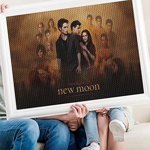 PAWCA Diamond Painting, The twilight saga art DIY 5d Diamant Painting Bilder, Diamant malerei Kits Malen nach Zahlen Wohnzimmer Bilder für die Inneneinrichtung（Runder Diamant40x50cm） von PAWCA