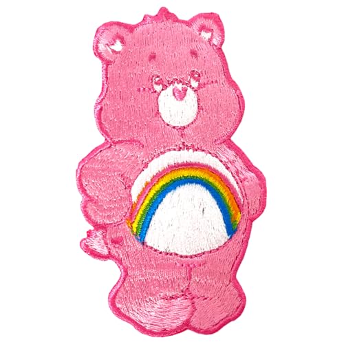 Pawprint Family Classic Cheer Bear Aufnäher zum Aufnähen, offizielles Lizenzprodukt von Care Bears von PAWPRINT FAMILY