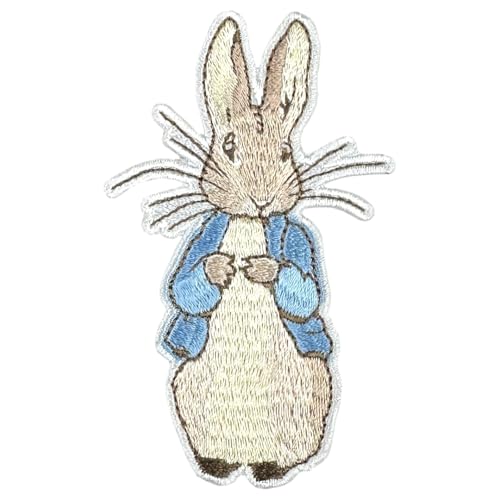 Pawprint Family Peter Standing Aufnäher zum Aufnähen, offizieller Merchandise-Artikel von Beatrix Potters "The Tale of Peter Rabbit" von PAWPRINT FAMILY