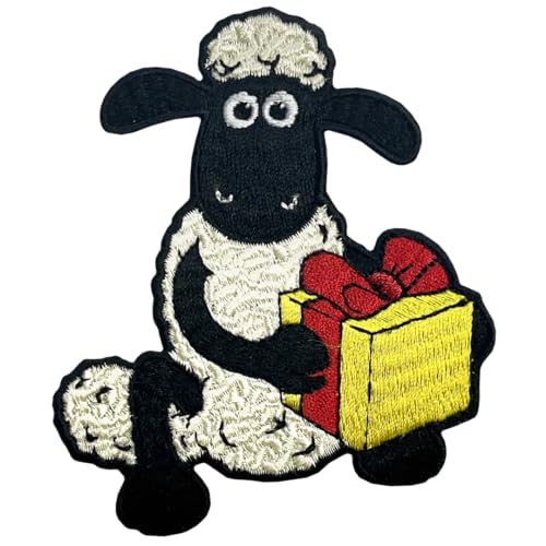 Pawprint Family Shaun mit Geschenk zum Aufnähen, offizielles Lizenzprodukt von Shaun das Schaf von PAWPRINT FAMILY