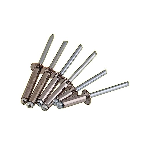 Aluminium Blindnieten,Nieten, 50 PCS Rundkopf-Blindnieten Rundbruchdorn-Blindnieten GB/T12618 M4/M5(M4X16) von PBDEIOEOE