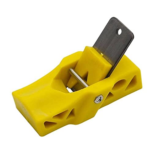 Manuelle Hobelmaschine Holz, Mini-Holzbearbeitungs-Flachhobel, Kantenholz, Handhobel, Tischler, Holzhandwerk, Heimwerker-Werkzeug, rot(Yellow) von PBDEIOEOE