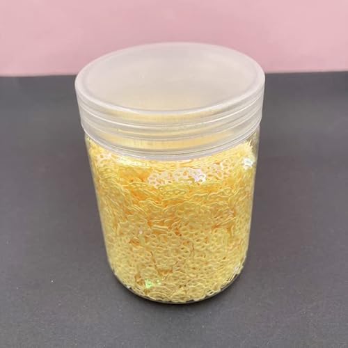 Pailletten lose Pailletten 1Box ​​Katze Pfote Form Glitter for CraftDIY Nähen PailletteNailArtManicure Hochzeit ChristmaDecor Konfetti(Yellow) von PBDEIOEOE