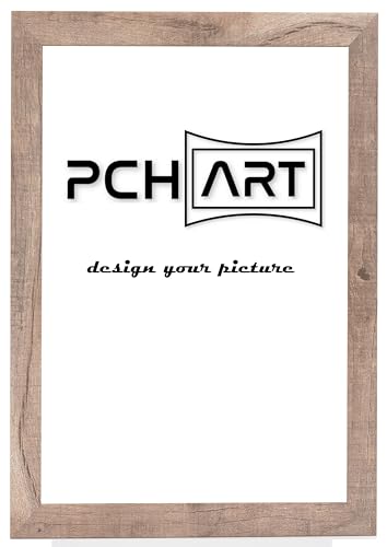 PCH[art] Bilderrahmen 'New Alaya - Wood Optics' | Holz-Farbe: Wildeiche | Größe: 30x50 | eleganter Frame für Ihre Fotos und Motive von PCH[art]