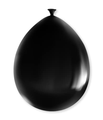 PD-Party 7036538 Dekorative Party Luftballons | Natürliche Rubber (Latex) | Partei Dekoration - Schwarze Metalle, 30cm Länge x 30cm Breite x 30cm Höhe von PD-Party